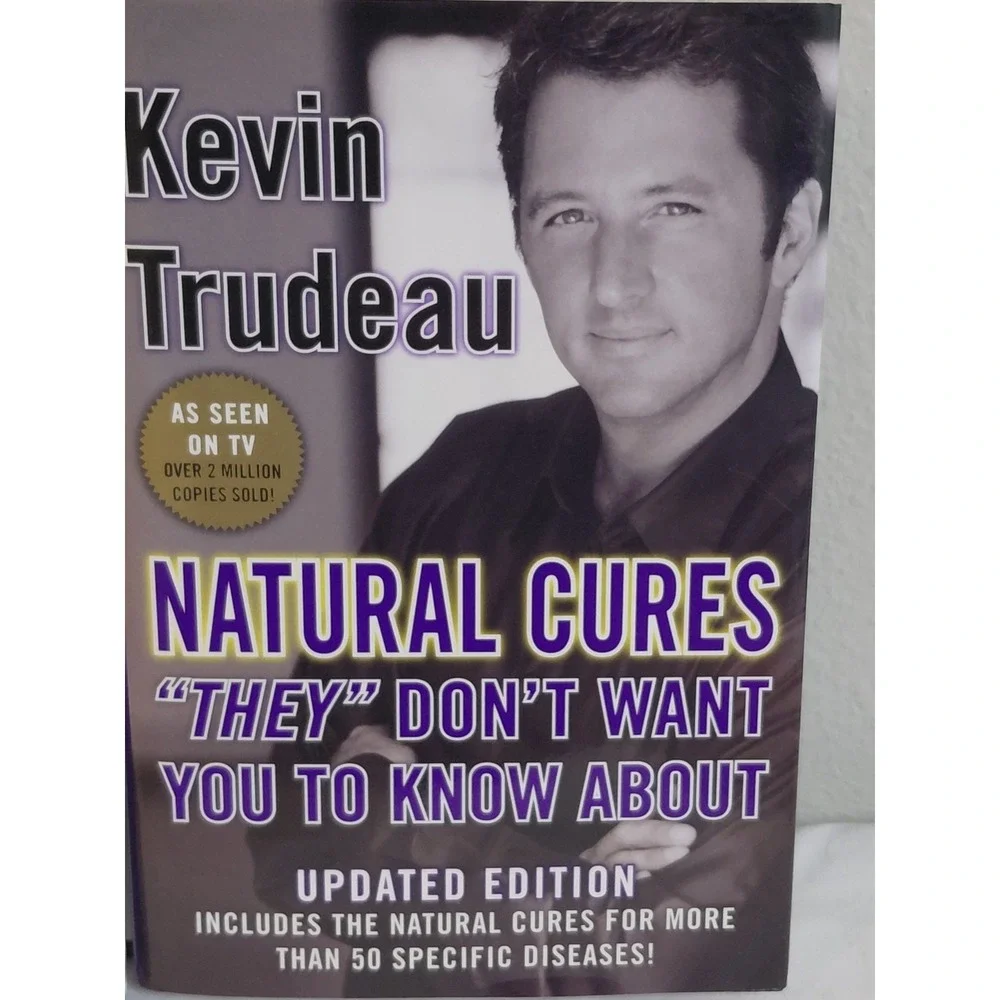 Kevin Trudeau Natural Cures Book Lot 2 More Natural Cures Revealed Health HC